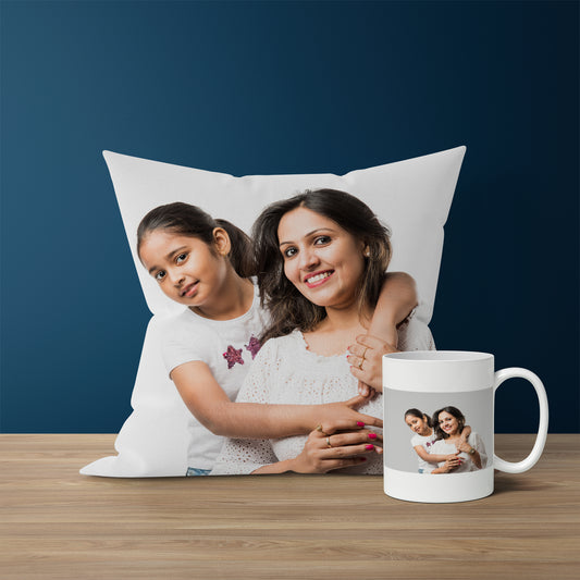 Coffee and Comfort: Pillow and Mug Combo