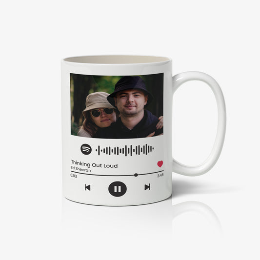 Unique Spotify Song with Picture Mug